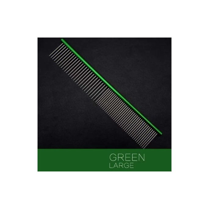 Kam groen groot 25 cm