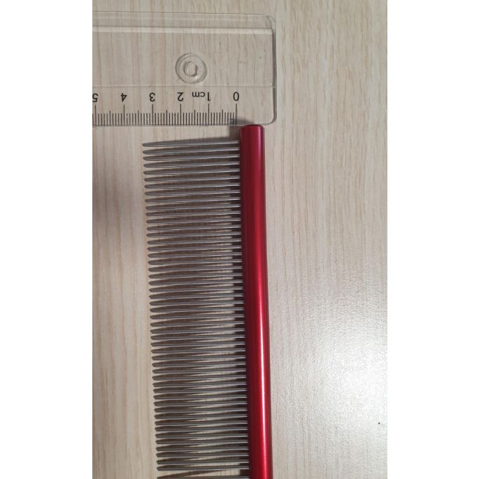 Kam rood groot 25 cm