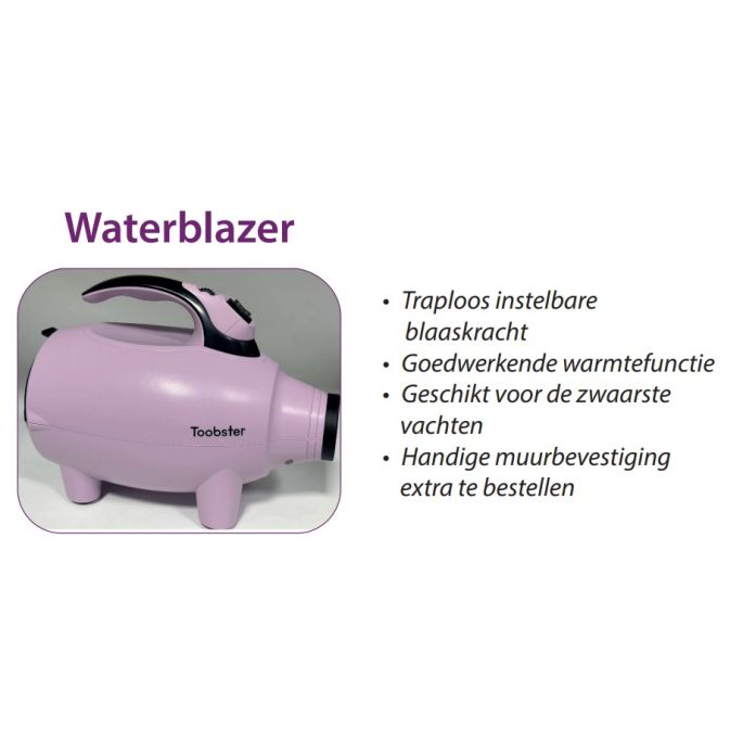 Muurplaat Toobster waterblazer 